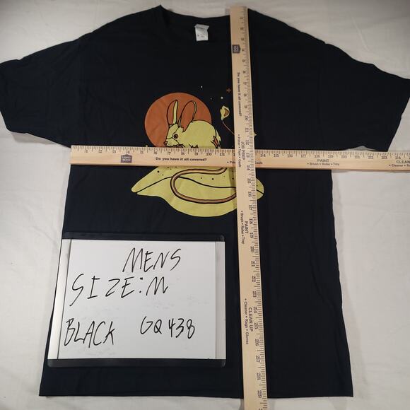 Fruit of the Loom Short Sleeve Crew Neck Casual T-Shirt Adult Mens Size M Black - Picture 6 of 9